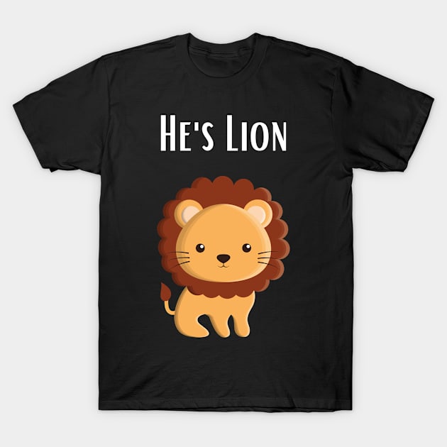 Animal Lion Pun T-Shirt by Felicity-K